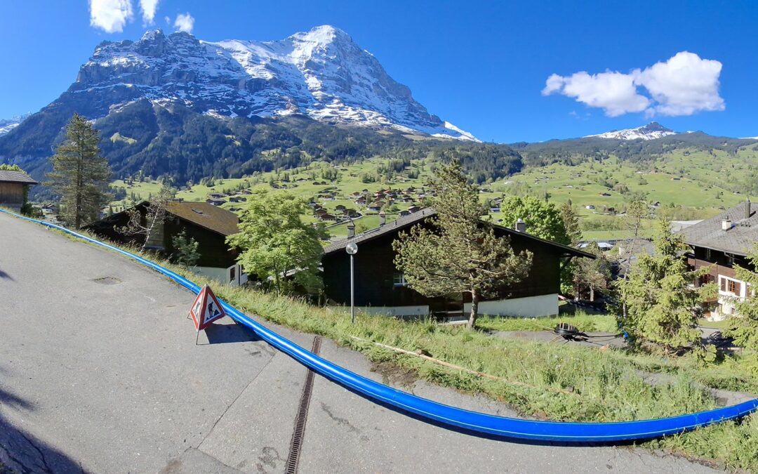 Grindelwald BE, FW- und Trinkwasserleitung